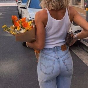 Levi's 501 Original Fit Jeans NWT  in a light wash size 26x28